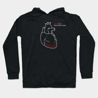 Heart Battery Hoodie